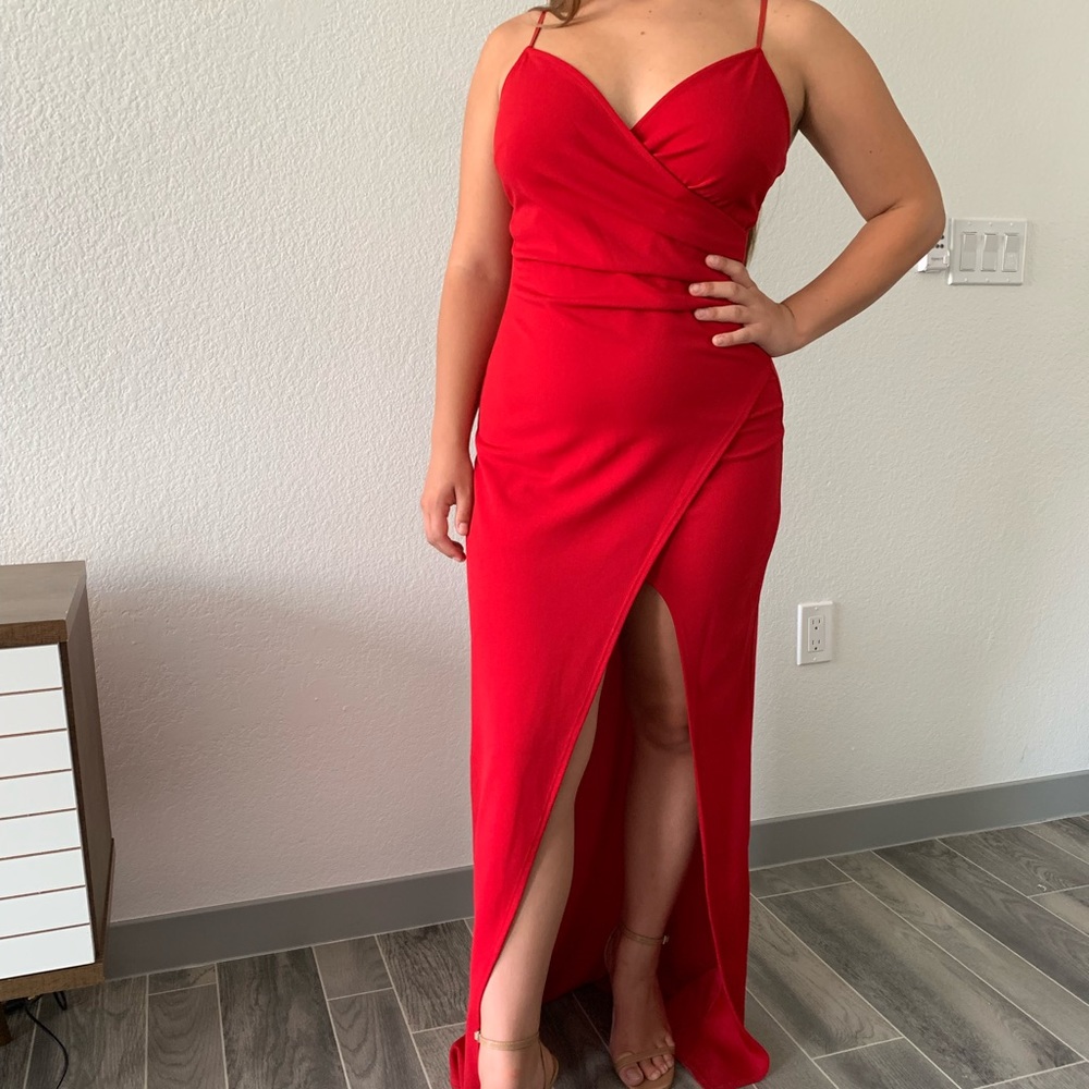 Windsor Red Evening Dress. M